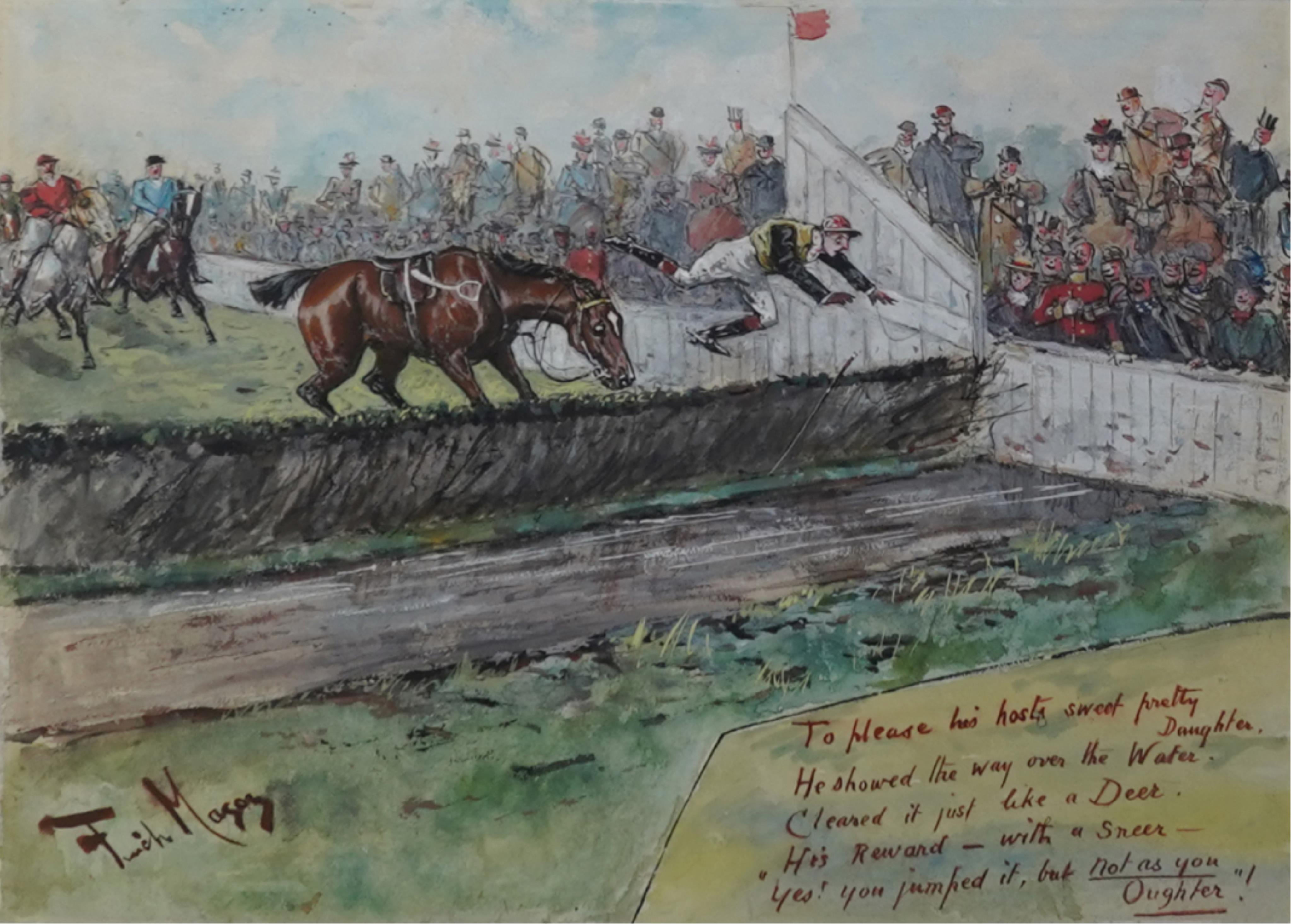 George Finch Mason, (1850-1915), A pair of horse racing scenes